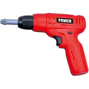 PowerTRC Kids Power Tools Mini Toy Drill Set with 3 Interchangeable Drill Bits Sound and Motion | Pretend Play | Kids Tools