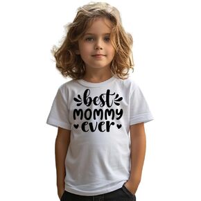 Mothers Day Shirt for Girls Boys Kids Toddler, I Love My Mama Tee, Happy Mothers Day T-Shirt Tees
