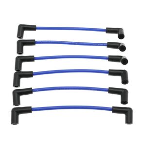 TONRYCUE Spark Plug Wire Replace 18-28086 for Sierra Marine Mercury V6 EFI DFI DTS, Pack of 6, Blue