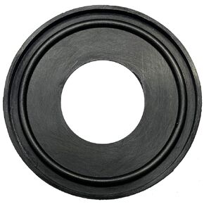 1" Sanitary Standard Type II Flanged Tri-Clamp Gaskets, (Pack of 15), Clear Silicone