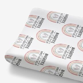 HawSkgFub Football American Sport Changing Pad Cover for Baby Boys, Green Football Game Diaper Change Table Covers, Ultra Soft Stretchy Breathable Safe Snug Fitted Changing Mat Sheet Fit 32"/34" x 16"