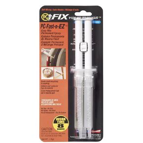 PC Products PC-Fast-N EZ Flexible Epoxy Adhesive Paste, 14 ml in Double Syringe, Translucent 61411