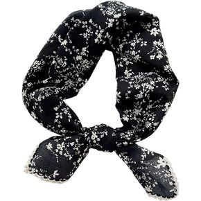 Large Cotton Bandana Headband, Head Wrap, Protective Coverage, Hair Neck Scarf for Women 28 x 28 inch
