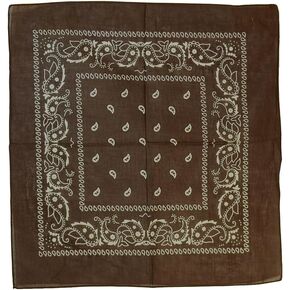 Glory Max 12Pcs Bandanas 100% Cotton Double Sided Paisley Print Head Wrap Scarf Wristband Headband