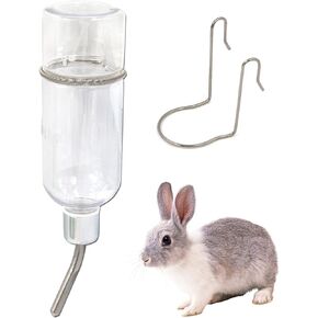 Semetall Pet Water Bottle 350ml/11.8oz No Drip Hanging Automatic Water Feeder for Birds,Hamster,Guinea Pigs,Chinchilla,Parrot and Other Small Animals