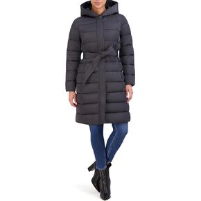 Cole Haan Womens Nylon Channel Quilted Jacket