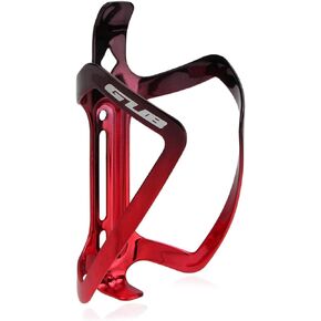 ThinkTop Bike Water Bottle Cage, Aluminum Alloy Lightweight and Strong Bicycle Water Bottle Holder Adjustable for Road Mountain Bikes Cycling