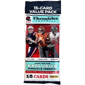 2021 Panini Chronicles NFL Football Jumbo Cello Fat Pack - Set of 2 Packs - 30 Total Trading Cards