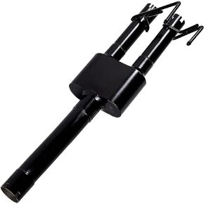 Direct-Fit Muffler 409S,Single Chamber Exhaust Muffler Kit Fits Exhaust 2009-2018 Dodge Ram 1500 Aggressive Series,Stainless Steel 3''Inlet/2.25'' Dual Outlet,12'' Body,Black