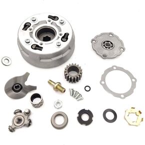 ZTDZZH 17 Teeth Clutch Assembly Fit Semi Auto 50cc 70cc 90cc 110cc 125cc Dirt Bike Engine kazuma taotao sunl