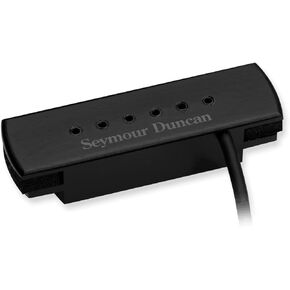Seymour Duncan SA-3XL Woody XL Acoustic Soundhole Pickup - Instant Mounting Magnetic Soundhole Pickup for Standard Steel String Acoustic Guitars - Black