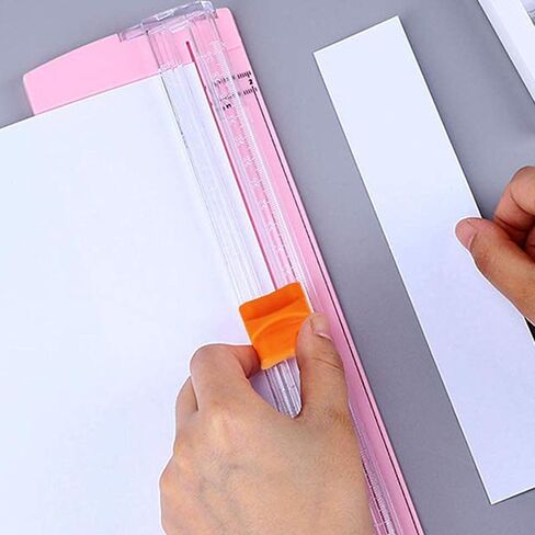 SING F LTD Paper Cutter Replacement, A4 Paper Cutter Blades Cutting Tool with Safe Pressing Design 10pcs Orange in Saudi Arabia