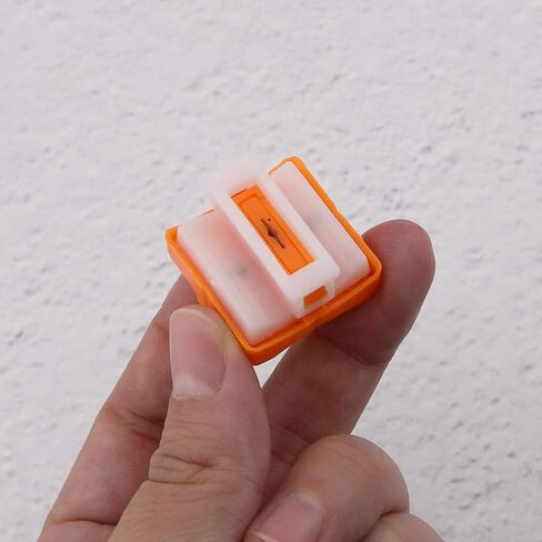SING F LTD Paper Cutter Replacement, A4 Paper Cutter Blades Cutting Tool with Safe Pressing Design 10pcs Orange in Saudi Arabia