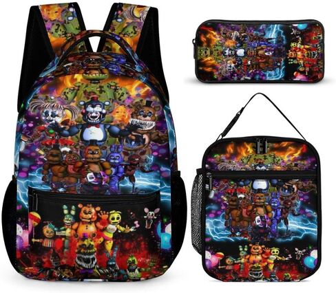 Anime 16 inch Backpacks for Kid Toddler Boys Girls, Cartoon Laptop Bags Lightweight Durable Backpack Schoolbag for Back to School Teens Elementary Middle School Bookbag, Bear 2 in Saudi Arabia