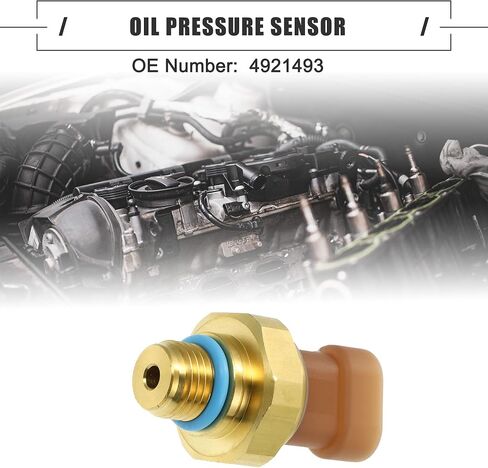 مستشعر ضغط زيت المحرك Motoforti، مفتاح ضغط الزيت، بلاستيك، 4921493، Glod Tone Brown in Saudi Arabia