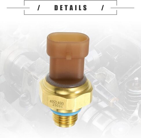 مستشعر ضغط زيت المحرك Motoforti، مفتاح ضغط الزيت، بلاستيك، 4921493، Glod Tone Brown in Saudi Arabia