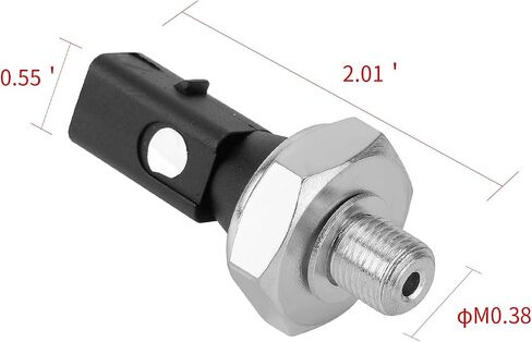 06A919081F، مرسل/مفتاح مستشعر ضغط الزيت لأودي، A3، A4، A6، A8، Allroad، Q3، Q7، RS4، RS6، S4، S6، S8، TT.Volkswagen، BeetleBora، CC، EOS، Eurovan، Golf، Golf المدينة، جي تي آي، جيتا، جيتا سيتي. بنتلي، بورش، سيات. in Saudi Arabia