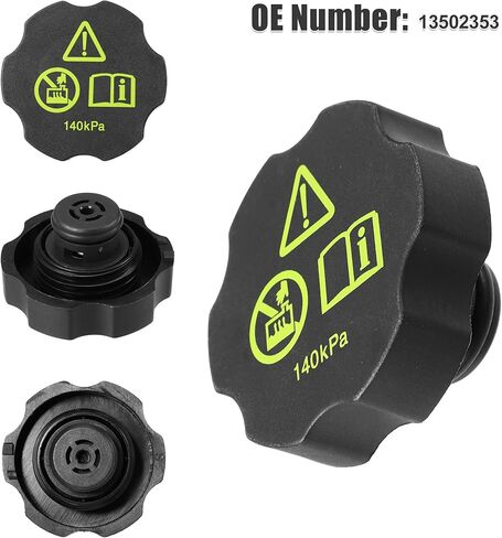 ACROPIX محرك المبرد المبرد السائل الفائض خزان غطاء المبرد غطاء المبرد مناسب لشفروليه كورفيت 2014-2023 رقم 13502353 - حزمة من 1 in Kuwait