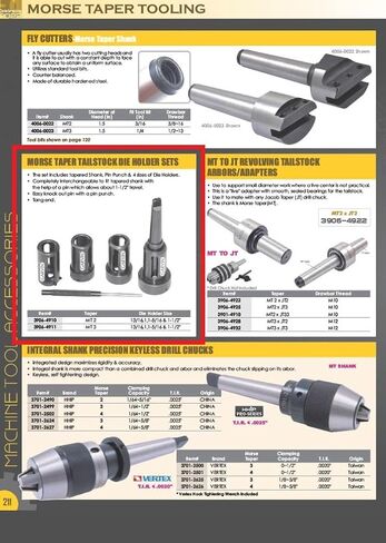 مجموعة حامل القوالب HHIP 3906-4911 Mt3 Tailstock in Saudi Arabia