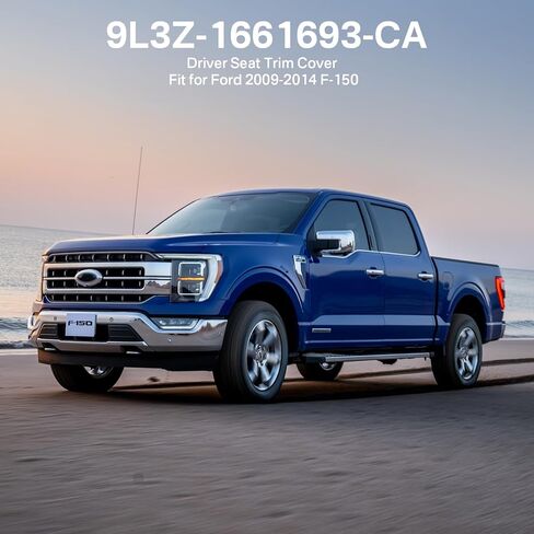 IWIWE غطاء بديل للتحكم في المقعد الأمامي الأيسر للسائق لـ F150 2009-2014 Ford/Ram F150 9L3Z-1661693-CA أسود (عبوة واحدة) in Kuwait
