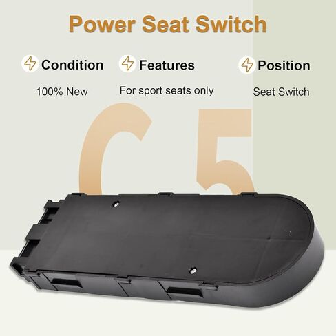 ARSTAK 12135158 Power Seat Switch Fits for Chevy Corvette C5 1997-2004 5.7L (1 PCS) in Saudi Arabia