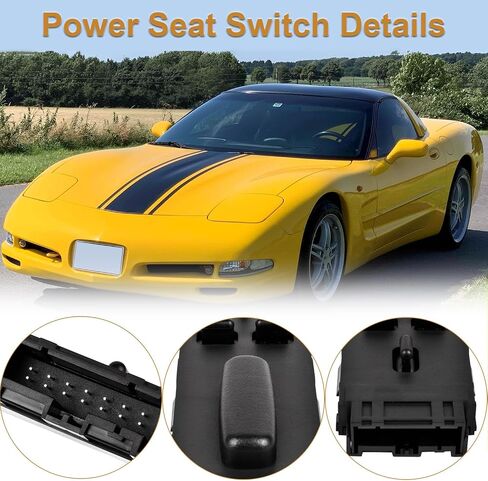 ARSTAK 12135158 Power Seat Switch Fits for Chevy Corvette C5 1997-2004 5.7L (1 PCS) in Saudi Arabia
