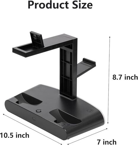 PS VR2 Controller Charging Station, PS VR2 Stand Charger with Type-C Adapter, Dual PS VR2 Controller Charging Stand with LED Indicator and Charger Cable in Kuwait