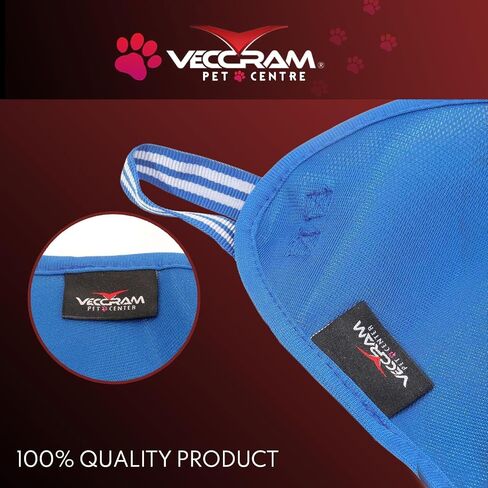 VECCRAM Dog Grooming Hammock - Dog Grooming Harness, Cat and Dog Hammock for Nail Trim Including Comb, Nail Filer, Toothbrush, Tick Remover, Glove - Pet Hammock for Grooming (Large) in Saudi Arabia