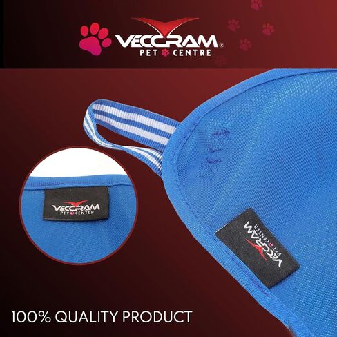 VECCRAM Dog Grooming Hammock - Dog Grooming Harness, Cat and Dog Hammock for Nail Trim Including Comb, Nail Filer, Toothbrush, Tick Remover, Glove - Pet Hammock for Grooming (Large) in Saudi Arabia