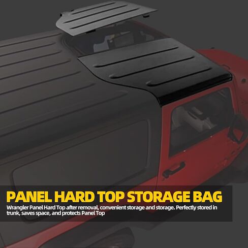 حقيبة تخزين صلبة من OFFROAD GAMERS Freedom Panel بعلم أمريكي متوافق مع 2007-2023+ Jeep Wrangler JK JKU JL JLU Sports Sahara Rubicon Unlimited Gladiator ببابين و4 أبواب (علم الولايات المتحدة وأسود) in Kuwait