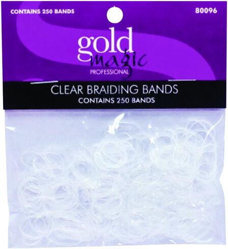 Elastic Braiding Bands, Clear in Saudi Arabia