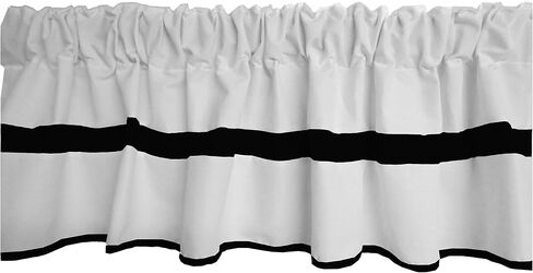 Baby Doll Bedding Modern Hotel Style Window Valance, Aqua in Saudi Arabia