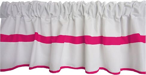 Baby Doll Bedding Modern Hotel Style Window Valance, Aqua in Saudi Arabia