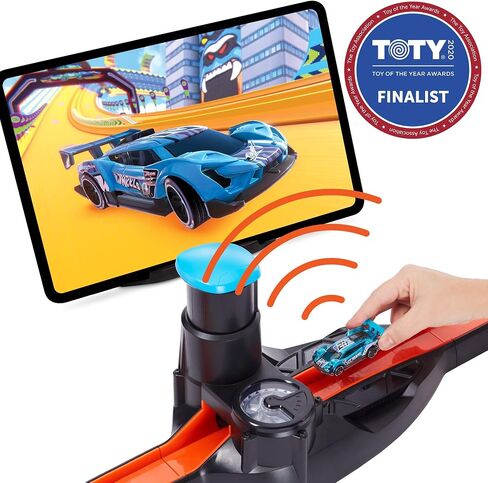 Hot Wheels id Smart Track يقيس السرعة ويحسب اللفات والمركبات التي يمكن التعرف عليها بشكل فريد من عمر 8 سنوات فما فوق in Saudi Arabia