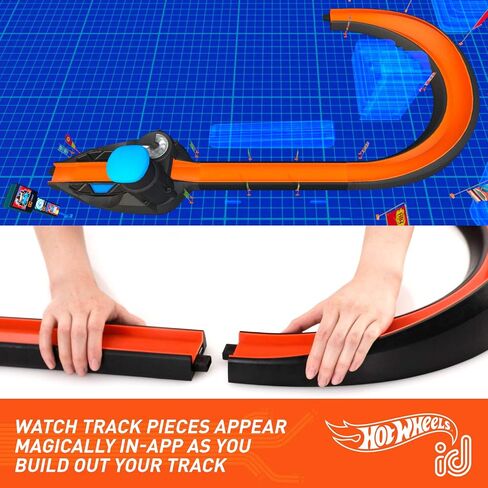 Hot Wheels id Smart Track يقيس السرعة ويحسب اللفات والمركبات التي يمكن التعرف عليها بشكل فريد من عمر 8 سنوات فما فوق in Saudi Arabia
