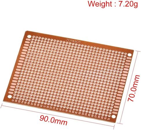 5 قطع من سيرمانت 15 × 18 سم لوحة باكليت النموذجية PCB لوحة دوائر مطبوعة لتجربة مشروع إلكترونيات اللحام لتجارب إلكترونيات Arduino DIY (5 قطع 15 × 18 سم) in Saudi Arabia