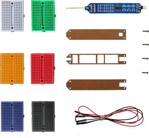 EEEEE Logic Probe وMB-102، 830 نقطة و400 نقطة لوحات تجارب غير ملحومة مجموعات دوائر لوحة الخبز لنماذج Arduino الكبيرة من لوحات التجارب الإلكترونية in Kuwait