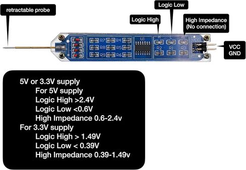 EEEEE Logic Probe وMB-102، 830 نقطة و400 نقطة لوحات تجارب غير ملحومة مجموعات دوائر لوحة الخبز لنماذج Arduino الكبيرة من لوحات التجارب الإلكترونية in Kuwait