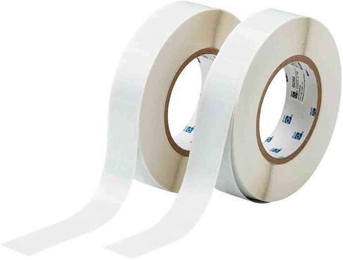Brady THT-59-492-10 1" Width x 0.5" Height, B-492 Polyester, Matte Finish White Freezerbondz Thermal Transfer Printer Label (10000 per Roll) in Saudi Arabia