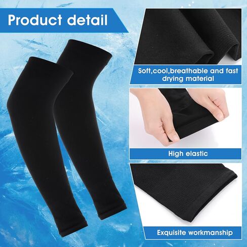Yolev 2 Pairs Arm Sleeves for Kids UV Sun Protection Sleeves Compression Sleeves for Boys Girls in Saudi Arabia
