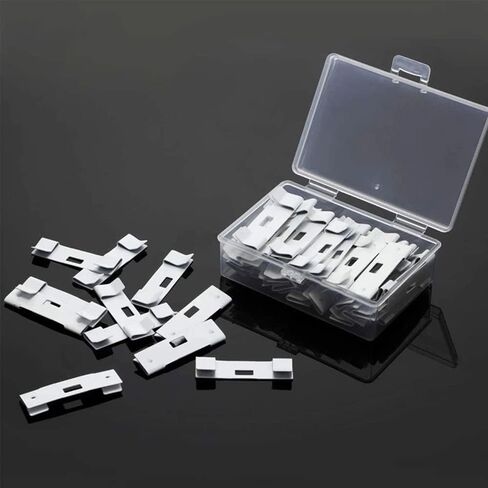 BFDYY Vertical Blind Repair Vane Saver Set of 12 (White-12pcs),BFDYY-001 in Saudi Arabia