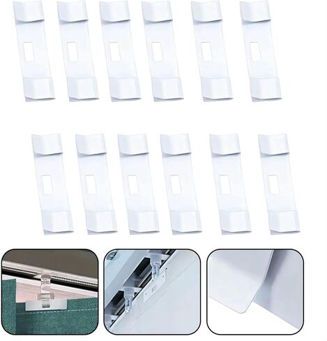 BFDYY Vertical Blind Repair Vane Saver Set of 12 (White-12pcs),BFDYY-001 in Saudi Arabia
