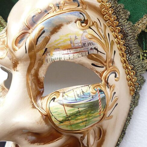 Full Face Venetian Jester Mask Masquerade Mardi Gras Wall Decorative Art Collection in Saudi Arabia