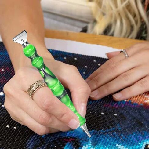Praise V Do Diamond Painting Pen Kit - 7D Resin Pen with Metal Placer, Stylus Drill for Nail Art & Decoration in Kuwait