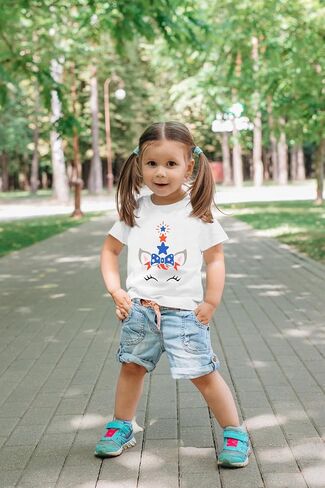 Tkria July 4th Tank Top Girl Toddler 4th of July Shirt Baby Girl American Flag Shirt USA Ruffle Tee Girl Patriotic Outfit in Saudi Arabia