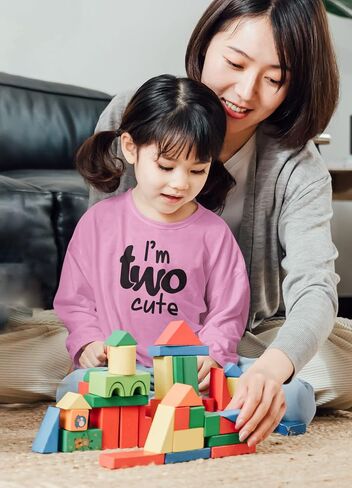 First Birthday 2nd Birthday Outfits for Toddler Girls Im Two Cute Shirt 1 Year Baby one 2 Year olds Second in Saudi Arabia