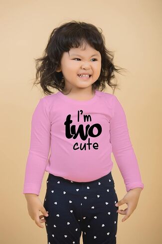 First Birthday 2nd Birthday Outfits for Toddler Girls Im Two Cute Shirt 1 Year Baby one 2 Year olds Second in Saudi Arabia