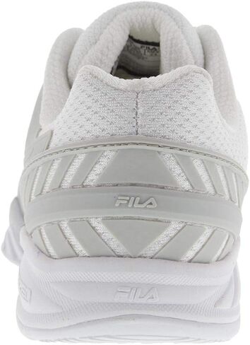 حذاء تنس Axilus Energized للسيدات من Fila، أبيض/فضي معدني (6.0) in Saudi Arabia