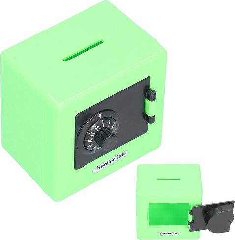 Safe Coin Cash Banks, Stylish Simple Money Saving Box Coin Slot Invariable Password Coded Lock for Daily Use(Green) in Saudi Arabia