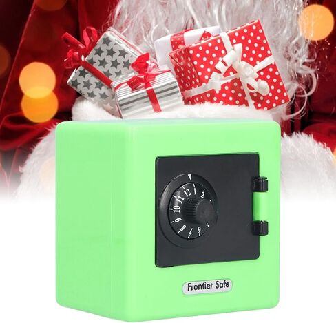 Safe Coin Cash Banks, Stylish Simple Money Saving Box Coin Slot Invariable Password Coded Lock for Daily Use(Green) in Saudi Arabia